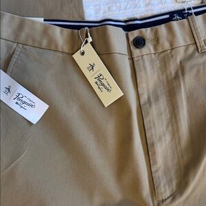 Penguin Men’s Slim Fit Khaki Pants sz 38 x 38 L NWT